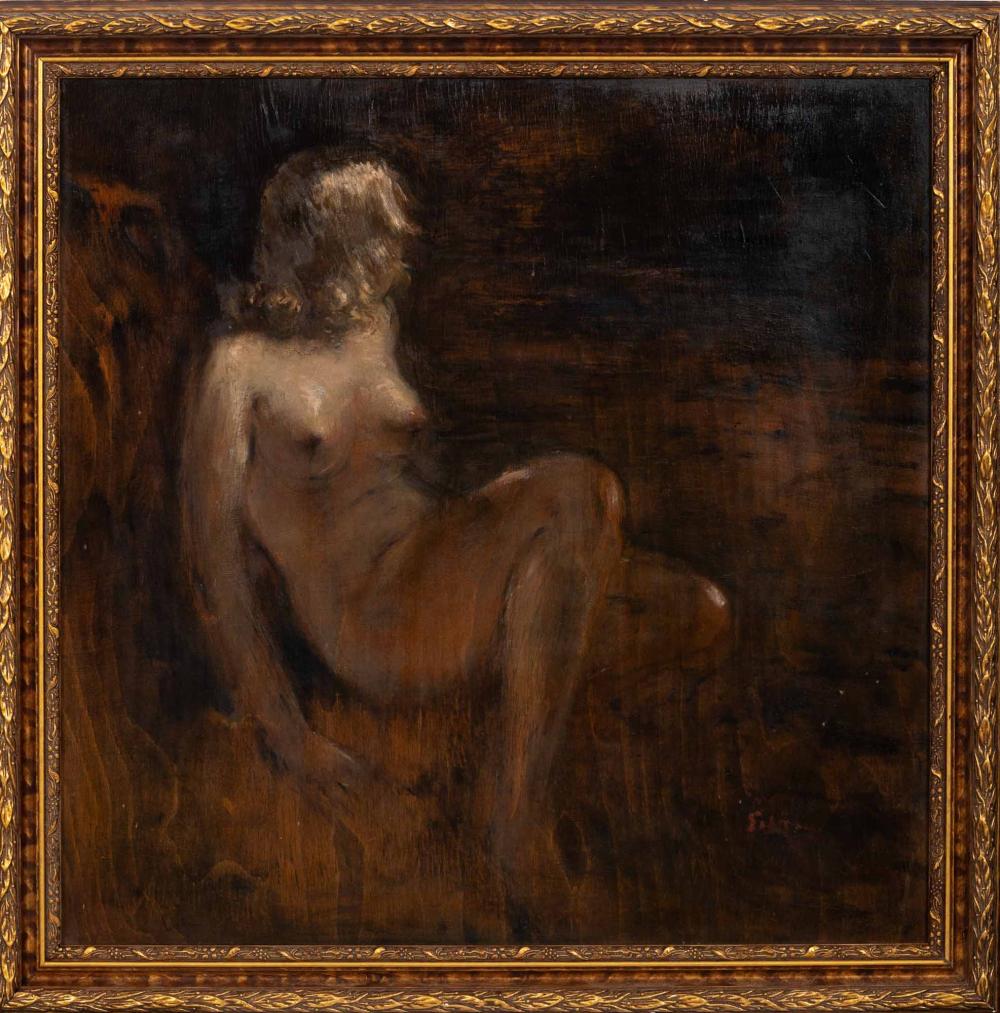 abel salazar nu feminino leo sobre madeira dim aprox 79 x 79 cm · Palácio do Correio Velho · 2026-03-09 Abel Salazar comparable auction result: abel salazar nu feminino leo sobre madeira dim aprox 79 x 79 cm