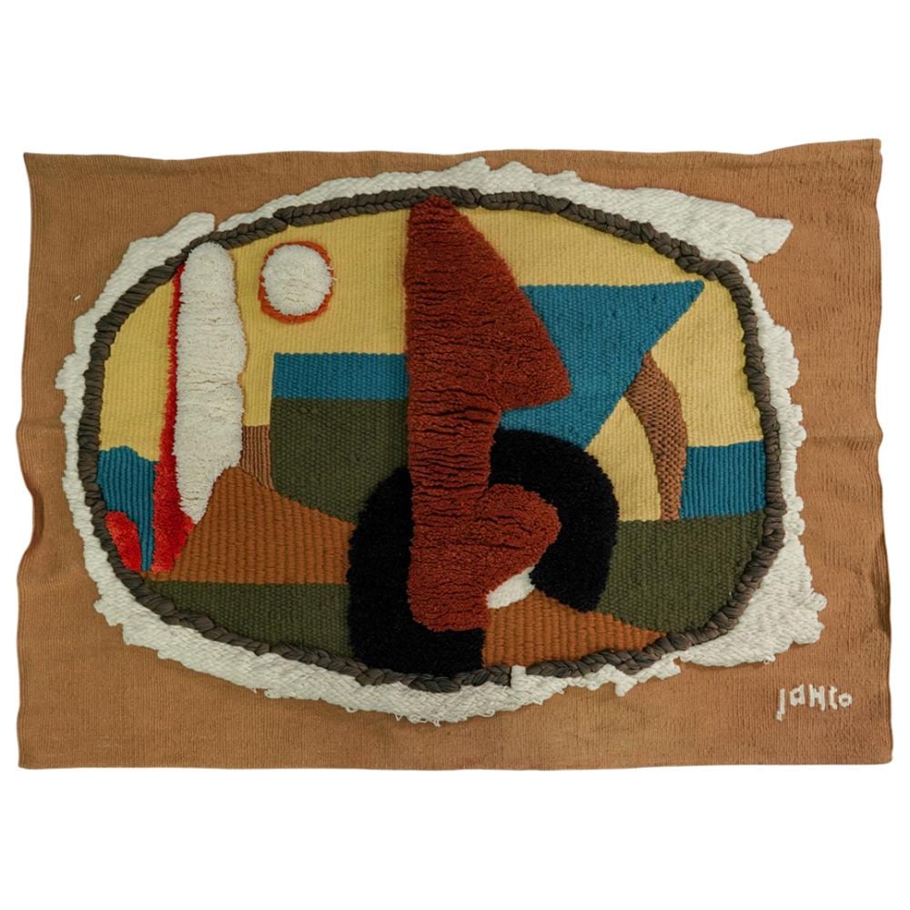 Marcel Janco comparable auction result: marcel janco romanian israeli 1895 1984 red arrow textile