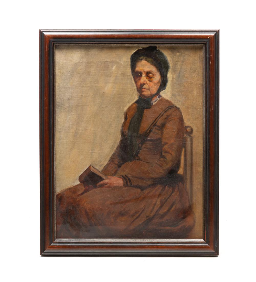 George Gustav Adomeit comparable auction result: george gustav adomeit american 1879 1967 oil on canvas portrait of seated woman frame 25 5 h 20 w canvas 22 h 17 w