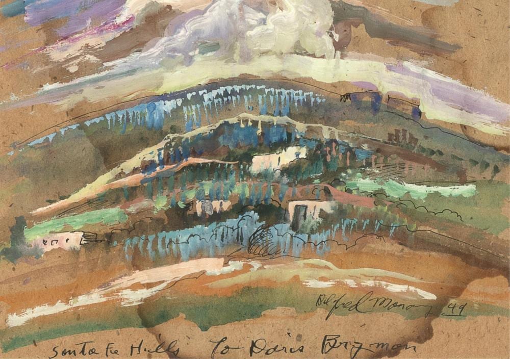 Alfred Gwynne Morang comparable auction result: alfred gwynne morang santa fe hills 1949
