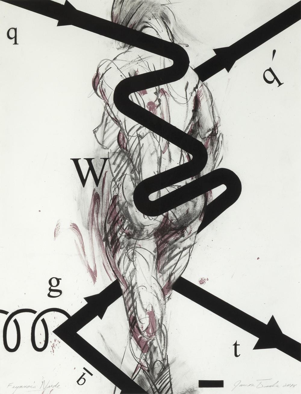 James Drake comparable auction result: james drake feynman s nude 2018