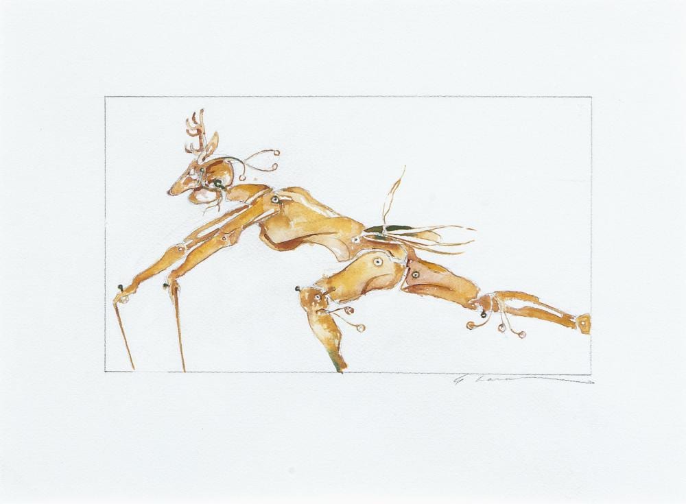 Armond Lara comparable auction result: armond lara study for marionette 7