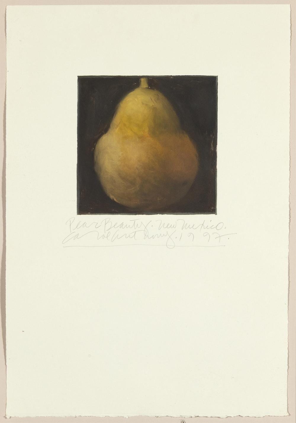 Carol Anthony comparable auction result: carol anthony pear beauty new mexico 1997