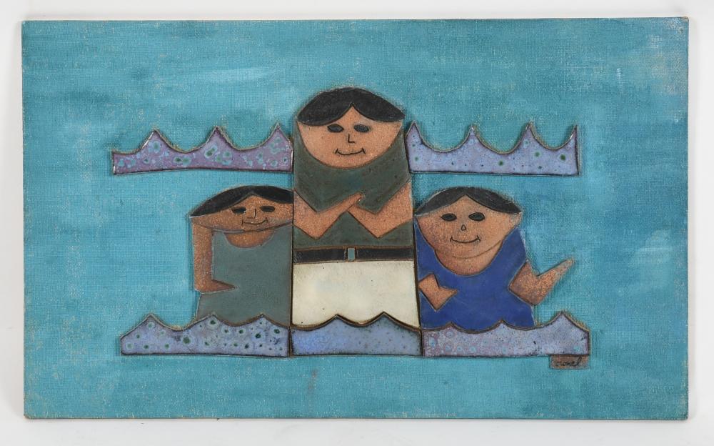 Raul Coronel comparable auction result: raul coronel mexican b 1926 wall plaque