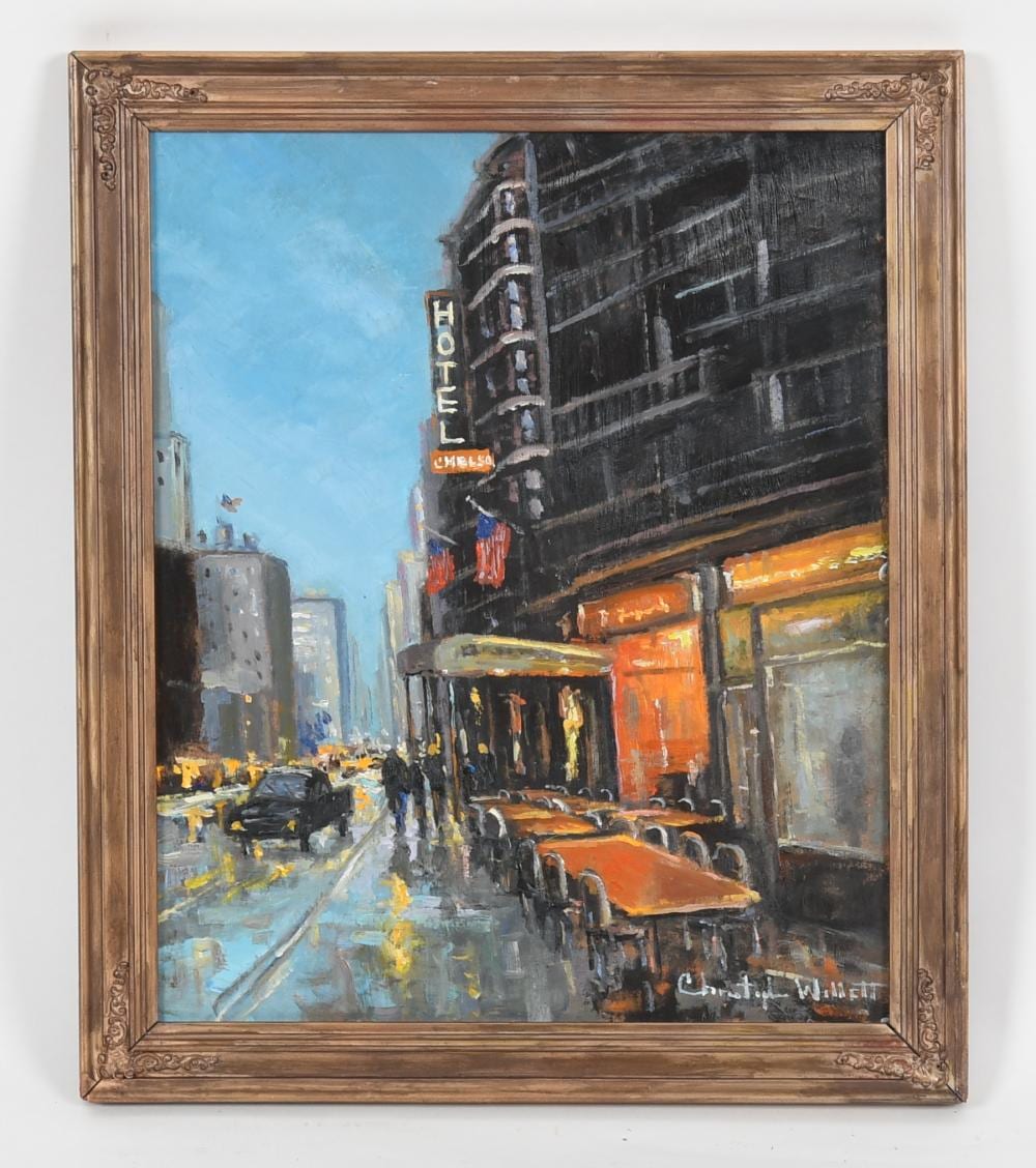 Christopher G. Willett comparable auction result: christopher g willett bucks county pennsylvania b 1959 chelsea hotel
