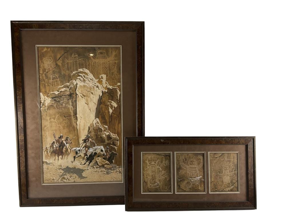 Frank C. McCarthy comparable auction result: 2 frank c mccarthy signed numbered prints
