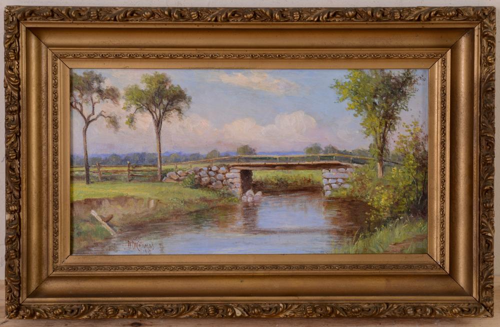 Delbert Dana Coombs comparable auction result: delbert dana coombs 1850 1938 country bridge