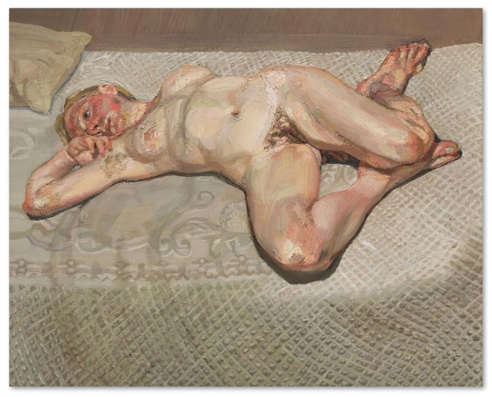 Blond Girl on a Bed comparable sale