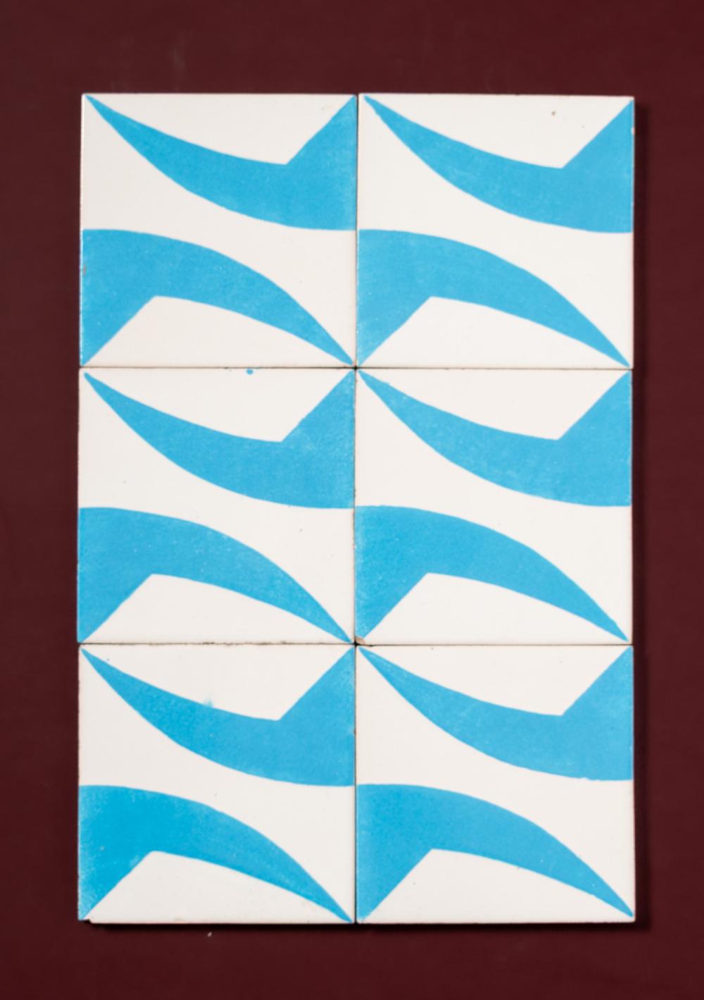 Maria Keil comparable auction result: maria keil painel com 6 azulejo fabrico vi va lamego