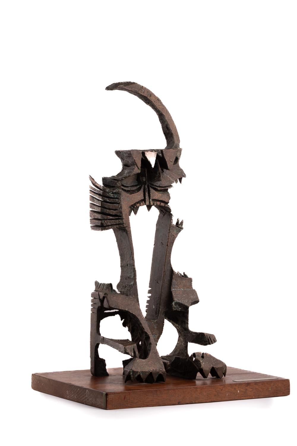 Bertina Lopes comparable auction result: bertina lopes totem escultura em bronze alt aprox 65 cm