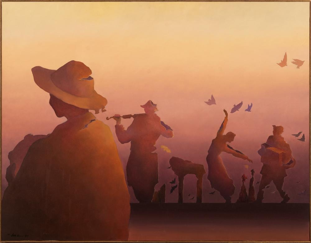 Alfredo Luz comparable auction result: alfredo luz era uma vez leo sobre tela dim aprox 70 x 90 cm