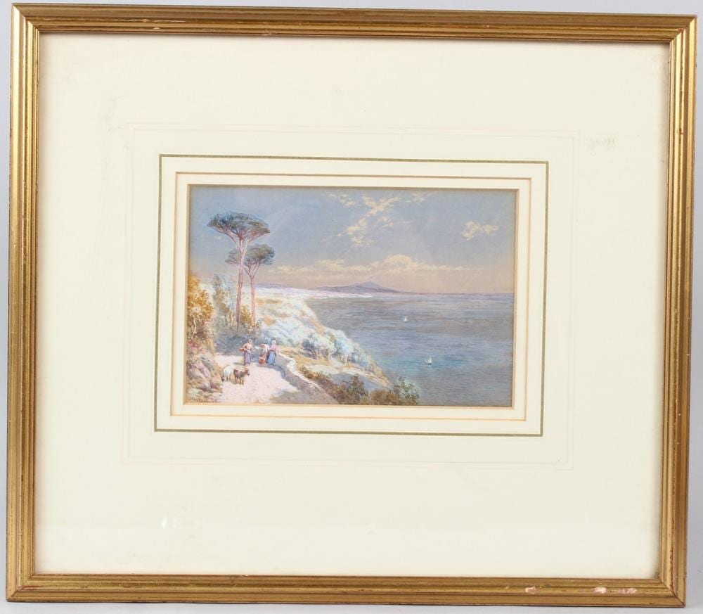 charles rowbotham 1826 1904 view of the bay of naples watercolour signed 12 5 x 19cm · John Nicholson's Fine Art Auctioneers & Valuers · 2026-03-10 Charles Rowbotham comparable auction result: charles rowbotham 1826 1904 view of the bay of naples watercolour signed 12 5 x 19cm
