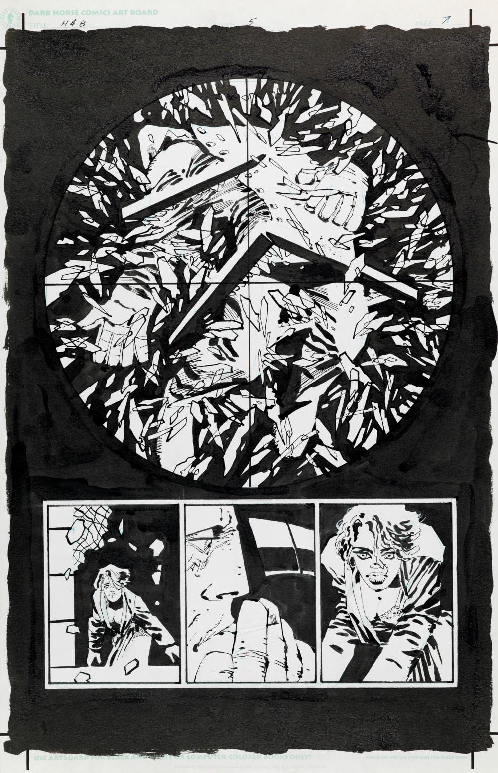 Frank Miller comparable auction result: frank miller sin city hell and back 1999