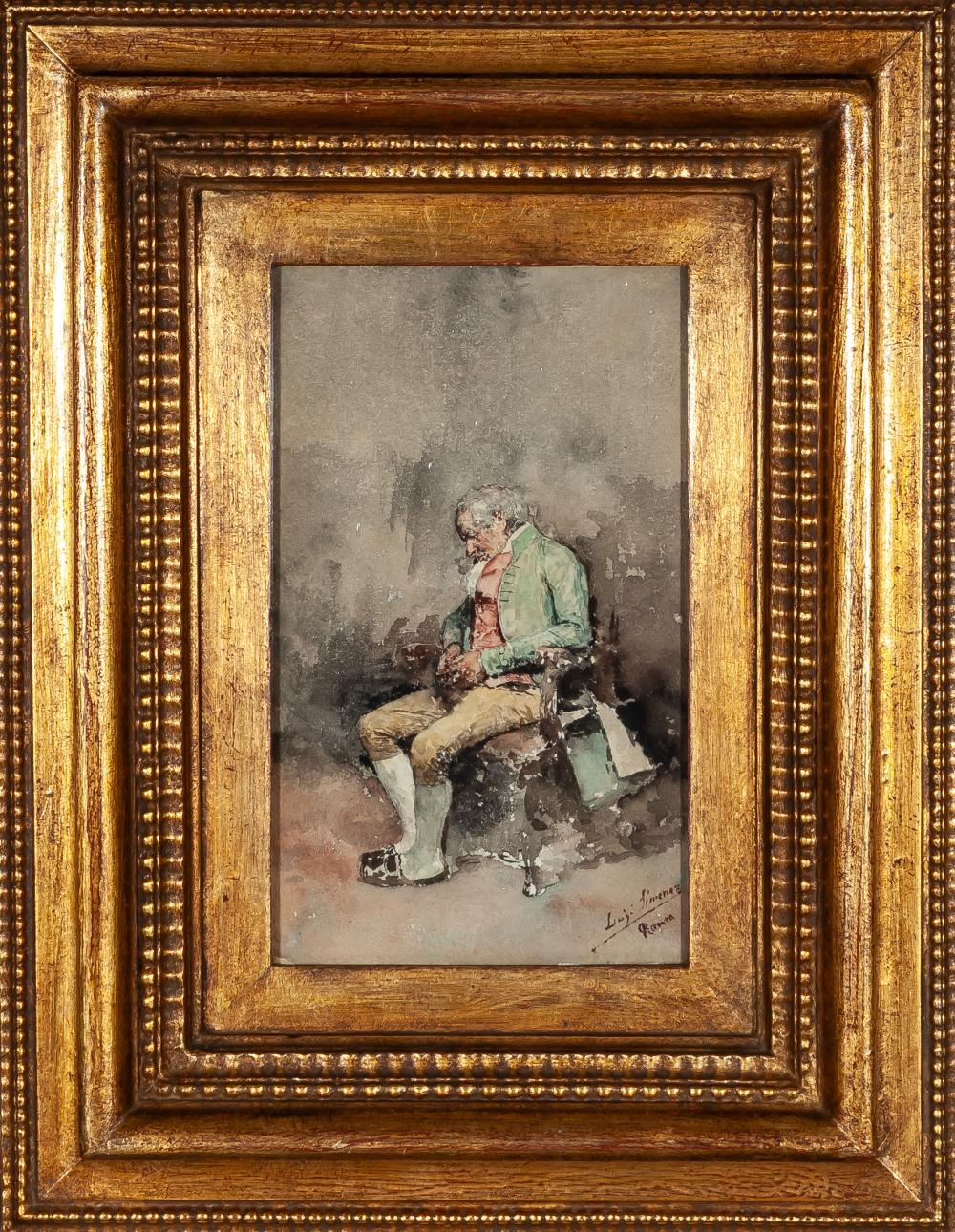 Luis Jiménez y Aranda comparable auction result: luis jim nez aranda seville 1845 pontoise 1928 dozing man