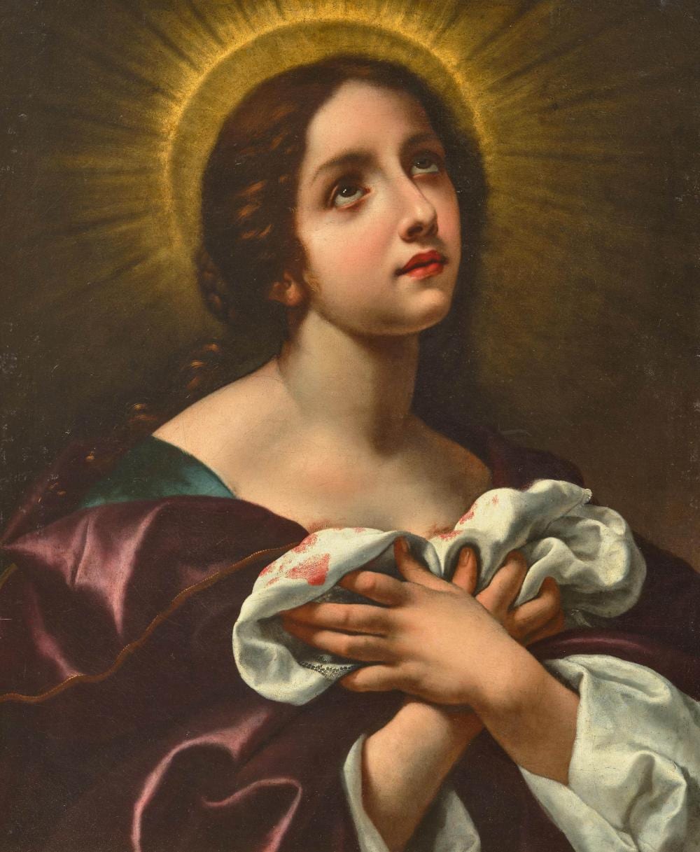 Carlo Dolci comparable auction result: studio of carlo dolci