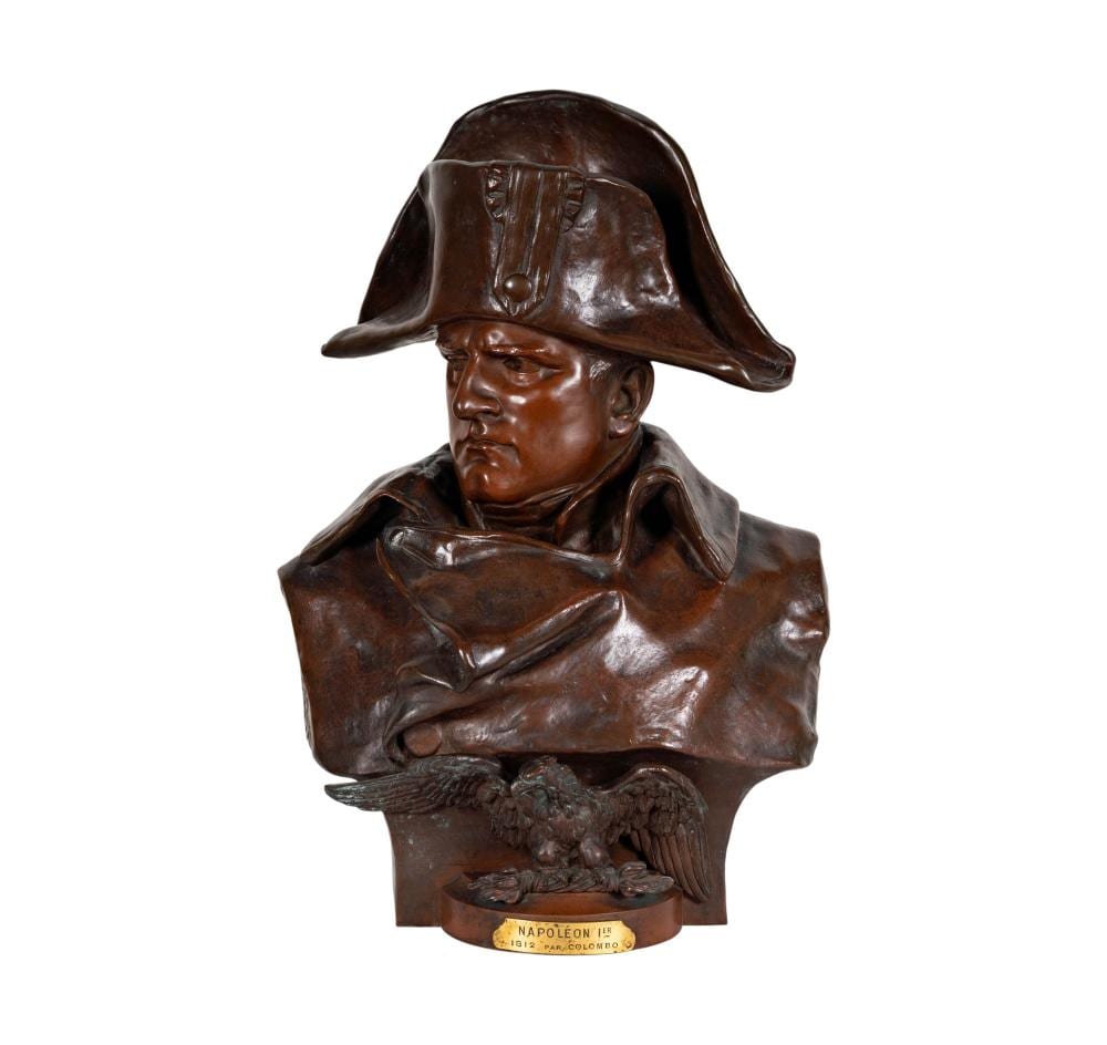 Lorenzo Colombo comparable auction result: renzo colombo 1856 1885 bust of napoleon