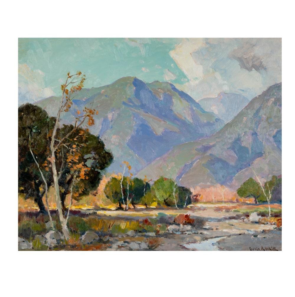 Orrin Augustine White comparable auction result: orrin augustine white 1883 1969 foothills of pasadena eaton canyon
