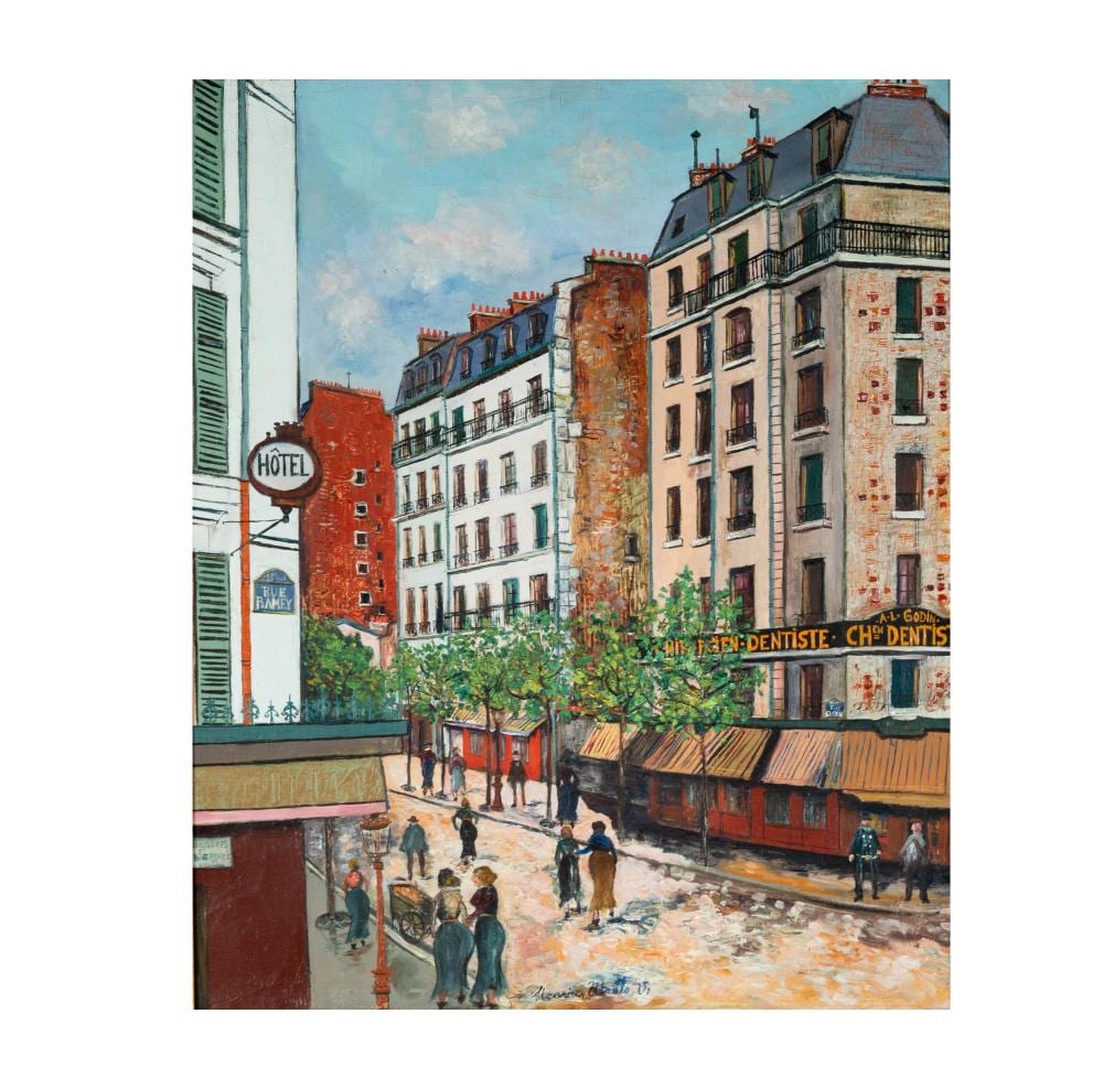 Mauritz Frederik Hendrik DeHaas comparable auction result: maurice valadon utrillo 1883 1955 rue a montmartre