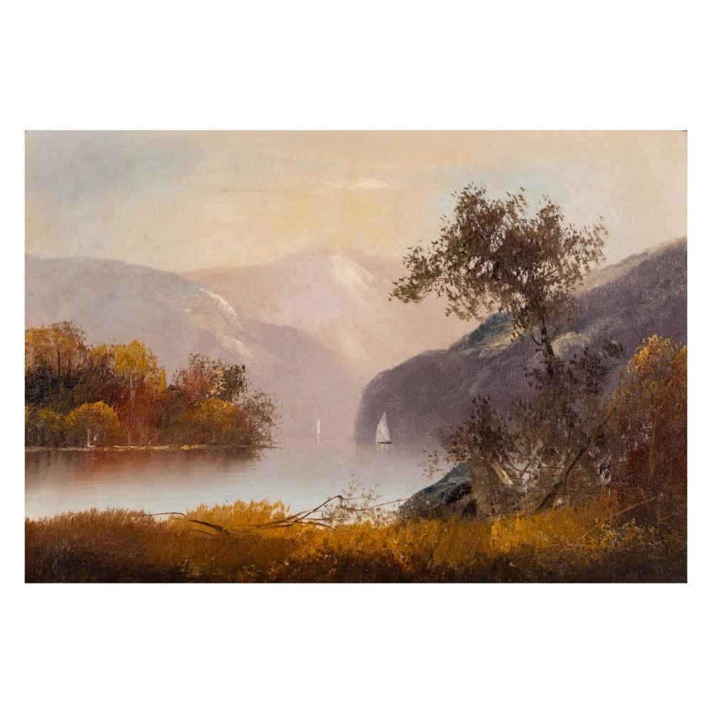 Jasper Francis Cropsey comparable auction result: jasper francis cropsey 1823 1900 lake landscape