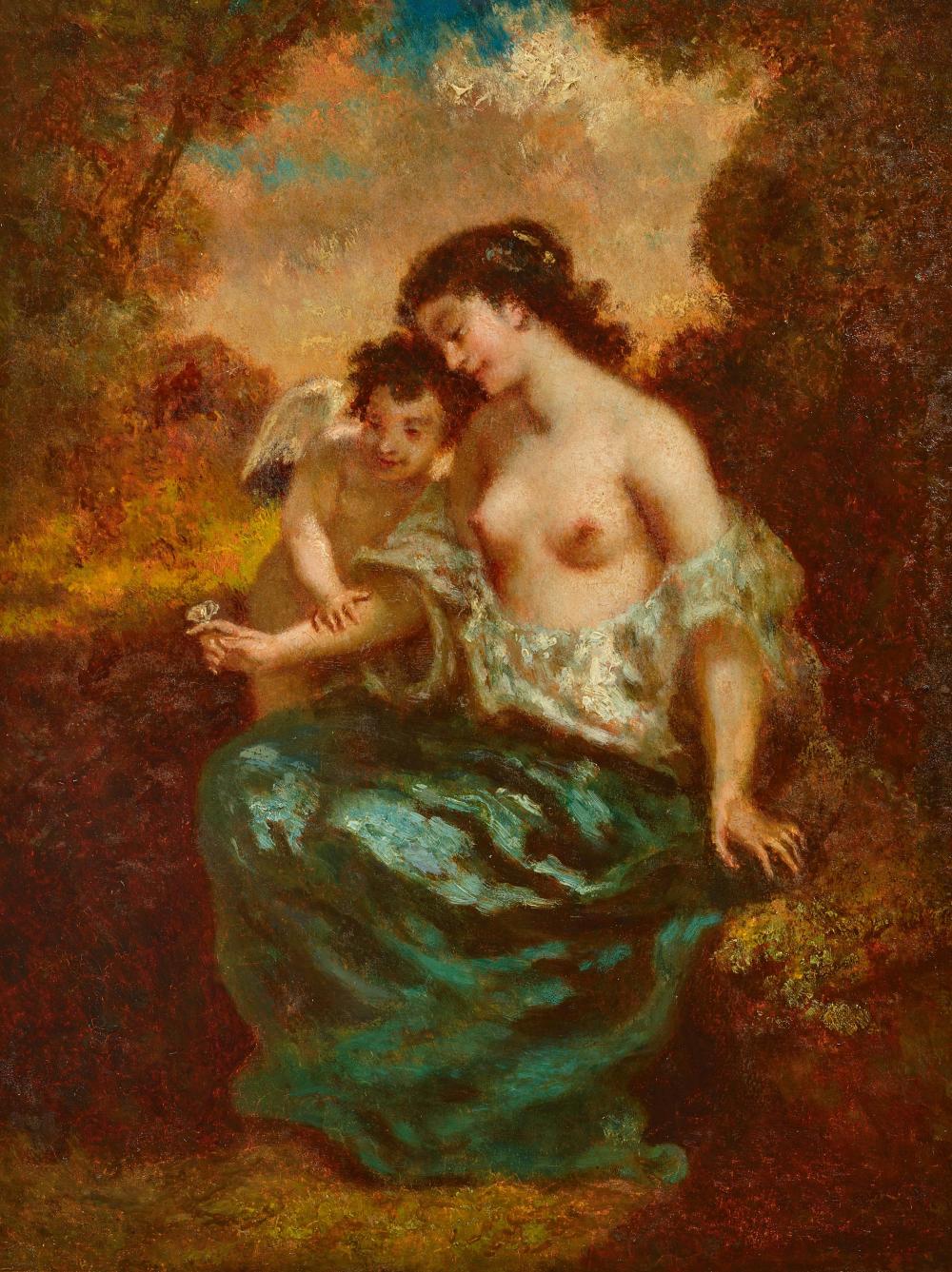 Narcisse Virgilio Diaz de la Peña comparable auction result: narcisse virgilio diaz de la pe a
