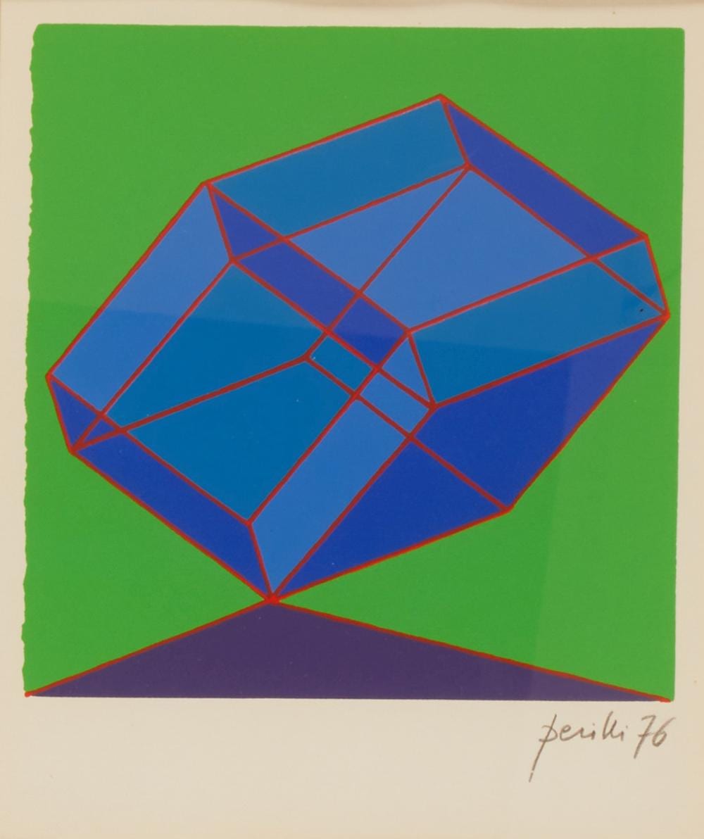 Achille Perilli comparable auction result: achille perilli