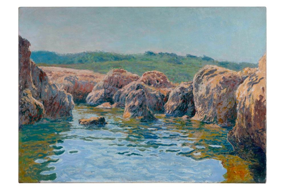 Jean-Francis Auburtin comparable auction result: jean francis auburtin 1866 1930 crique de belle le en mer