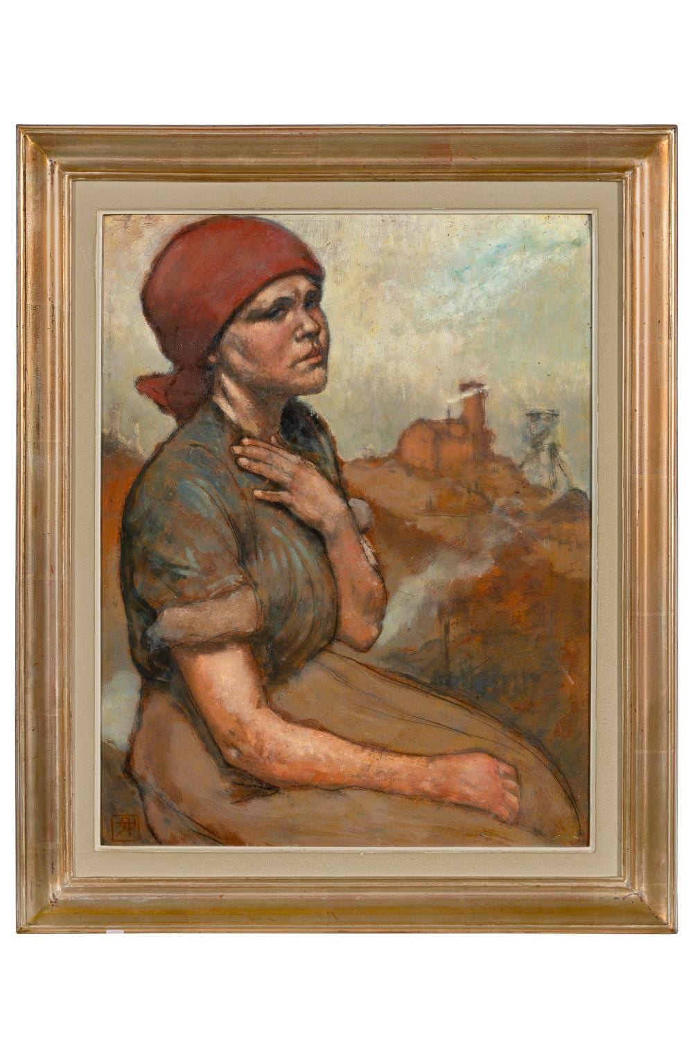 Armand Rassenfosse comparable auction result: armand rassenfosse 1862 1934 ouvri re wallonne ouhiercheuse
