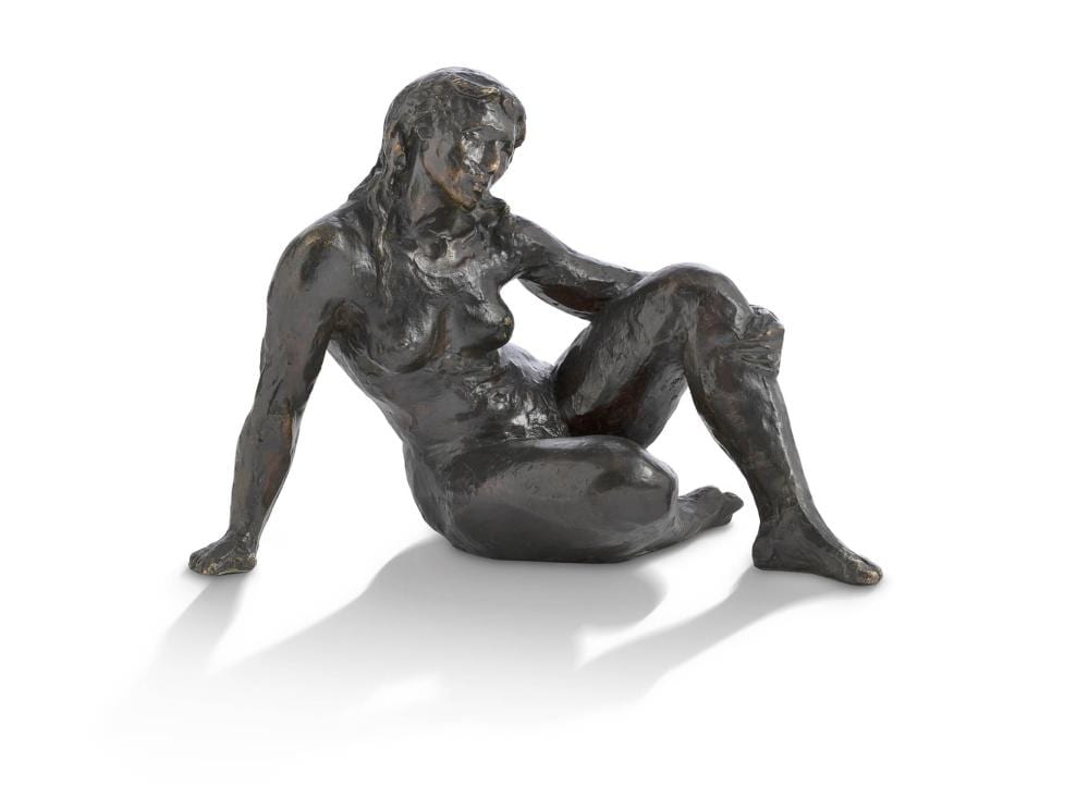 Edmond Moirignot comparable auction result: edmond moirignot 1913 2002 femme accroupie