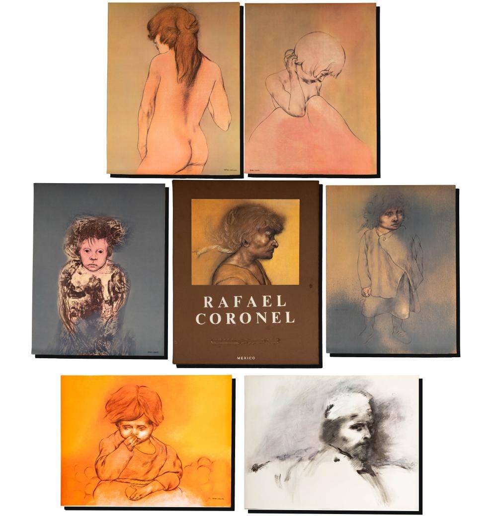 Rafael Coronel comparable auction result: rafael coronel 1932 2019 portfolio of prints