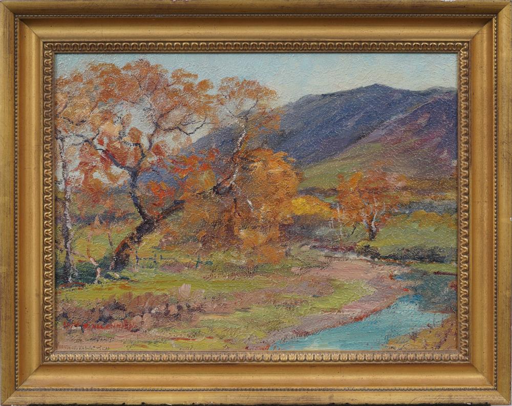 anna marie valentien 1862 1947 california mountain landscape framed oil painting · Curated Gallery Auctions · 2026-03-22 Anna Marie Valentien comparable auction result: anna marie valentien 1862 1947 california mountain landscape framed oil painting