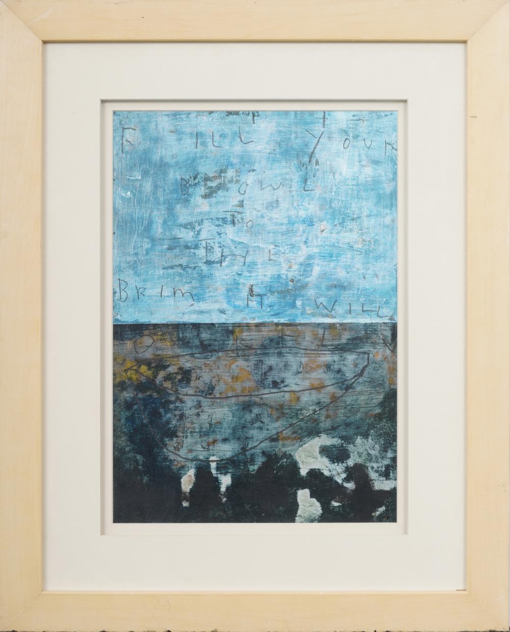 Cheryl Warrick comparable auction result: cheryl warrick b 1953 vintage american neo expressionist abstract textual acrylic painting