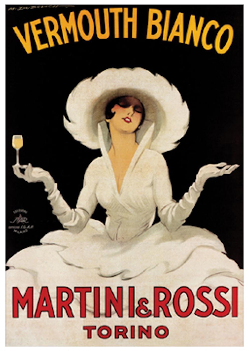 Marcello Dudovich comparable auction result: marcello dudovich vermouth bianco