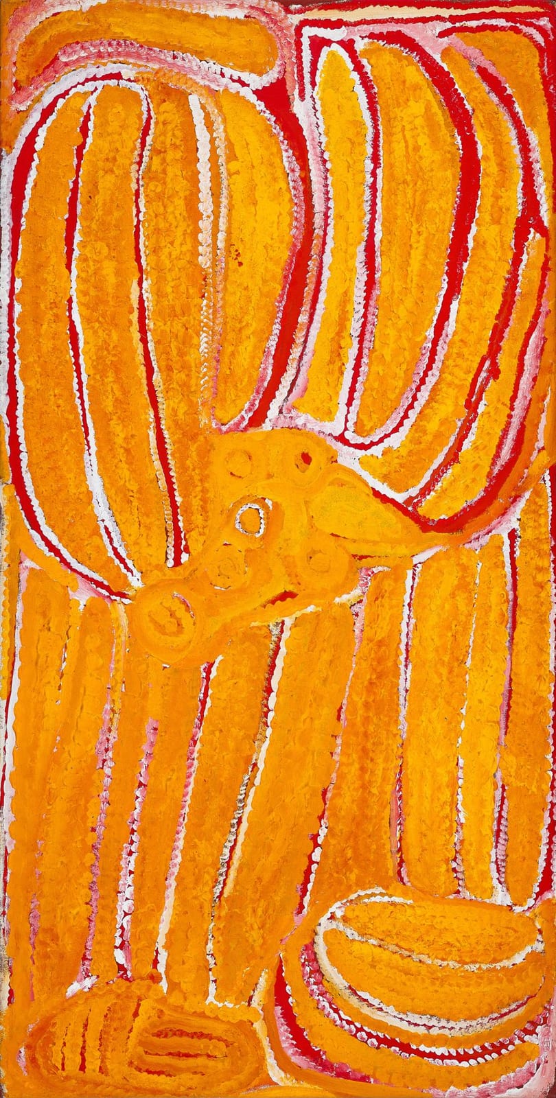 Eubena Nampitjin comparable auction result: eubena nampitjin untitled 2005