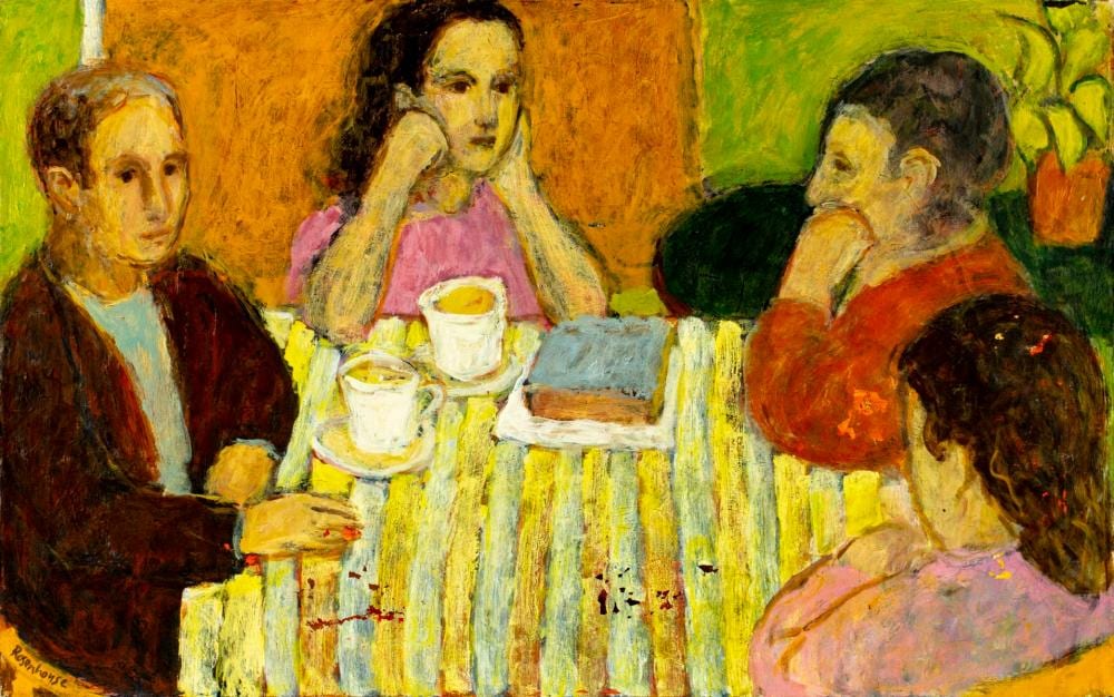 Irwin Jacob Rosenhouse comparable auction result: irwin jacob rosenhouse ny il 1924 2002 oil painting