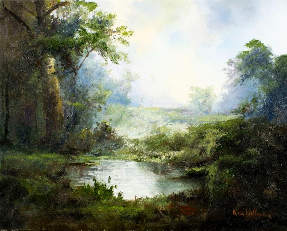 Ron Williams comparable auction result: ron williams tn 1947 2016 oil painting