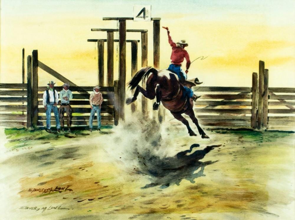 Stanley M. Long comparable auction result: stanley long ca 1892 1972 watercolor painting