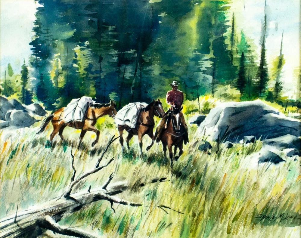 Stanley M. Long comparable auction result: stanley long ca 1892 1972 watercolor painting