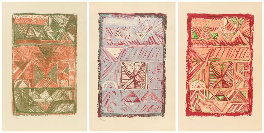 Viswanadhan comparable auction result: velu viswanadhan b 1940 untitled lithographs on paper20 x 13 in 50 8