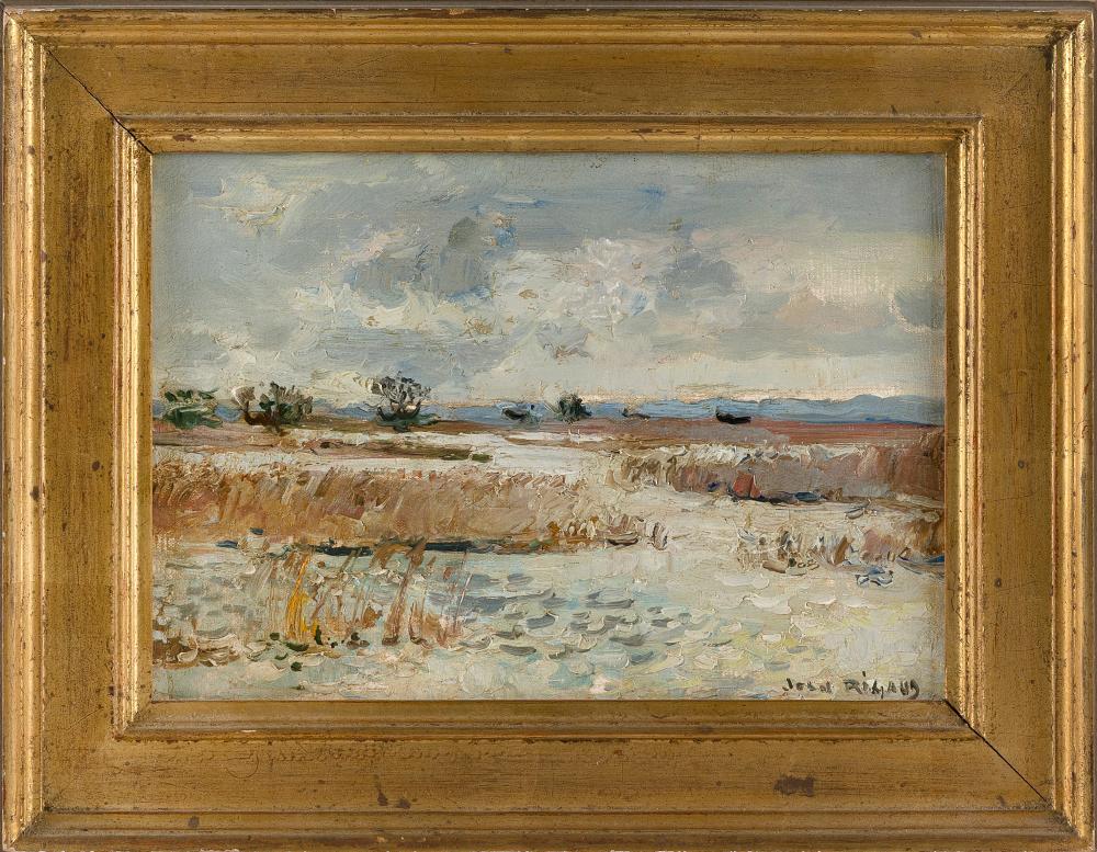 Jacques Rigaud comparable auction result: jean rigaud france 1912 1999 la briere oil on canvas 8 x 10 5 framed 11 x 14 25