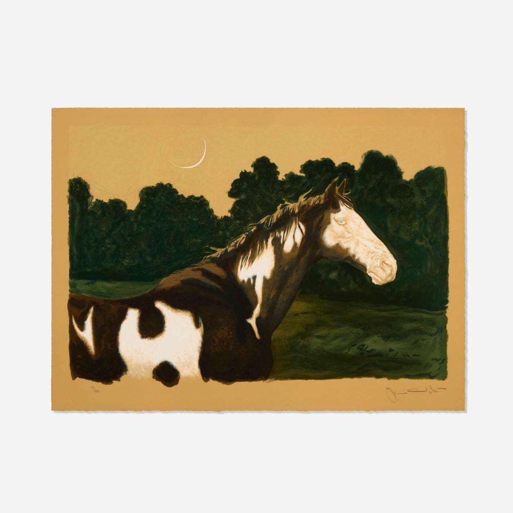 Jamie Wyeth comparable auction result: jamie wyeth moon and the horse