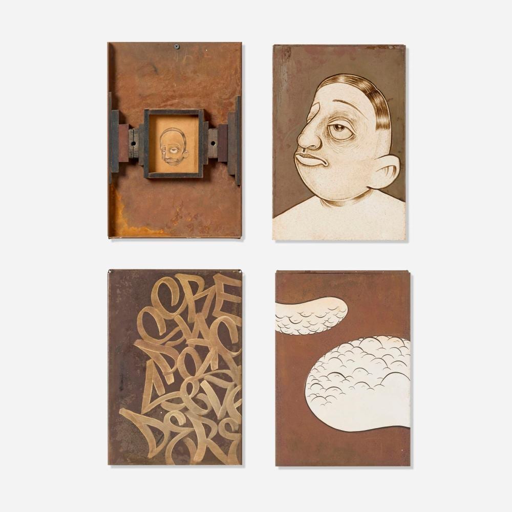 Barry McGee comparable auction result: barry mcgee untitled