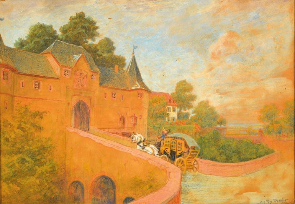 Georg Mohr comparable auction result: johann georg mohr 1864 1943 frankfurt am main