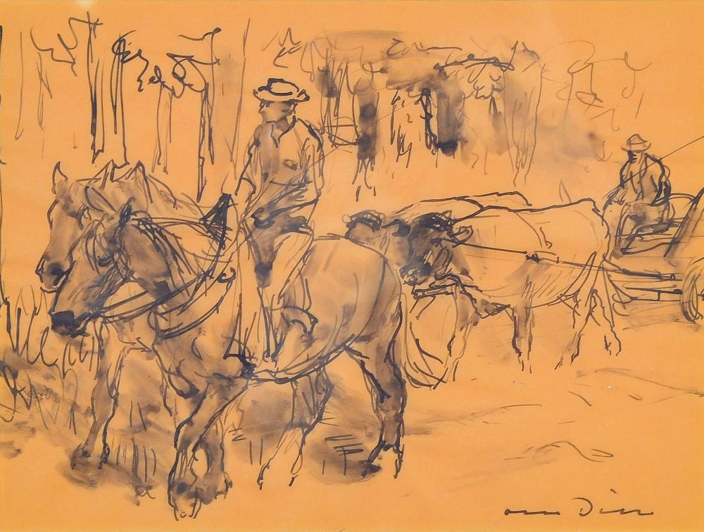 otto dill 1884 neustadt 1957 bad d rkheim drawing · Henry's Auktionshaus · 2026-03-28 Otto Dill comparable auction result: otto dill 1884 neustadt 1957 bad d rkheim drawing