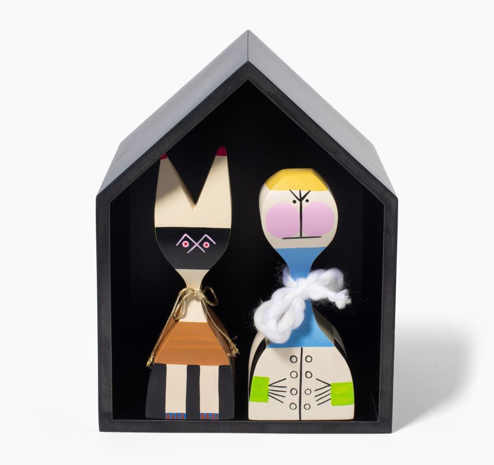 Alexander Girard comparable auction result: alexander girard set wooden dolls