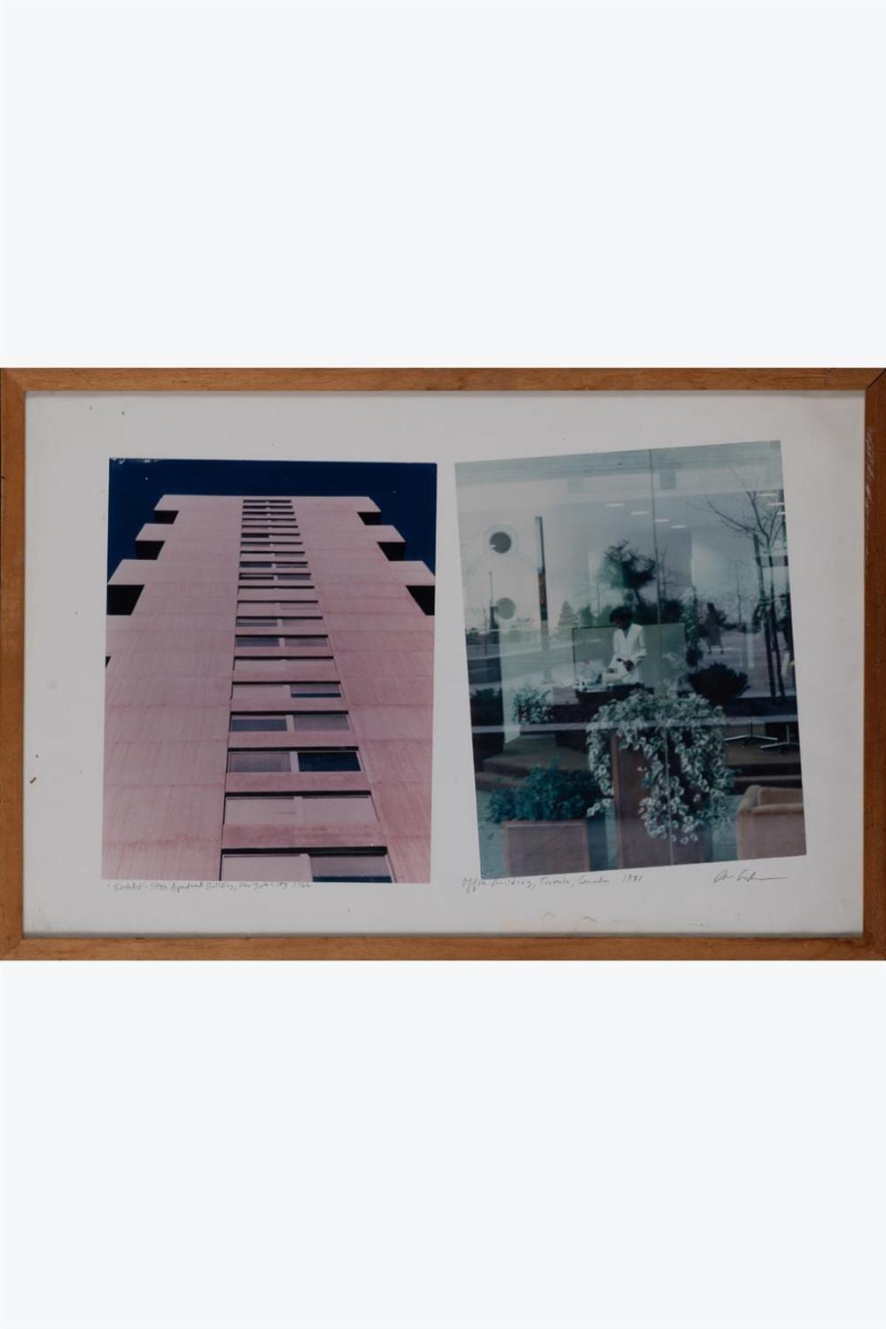 Dan Graham comparable auction result: dan graham 1942 2022 left brutalist style apartment building nyc 1966
