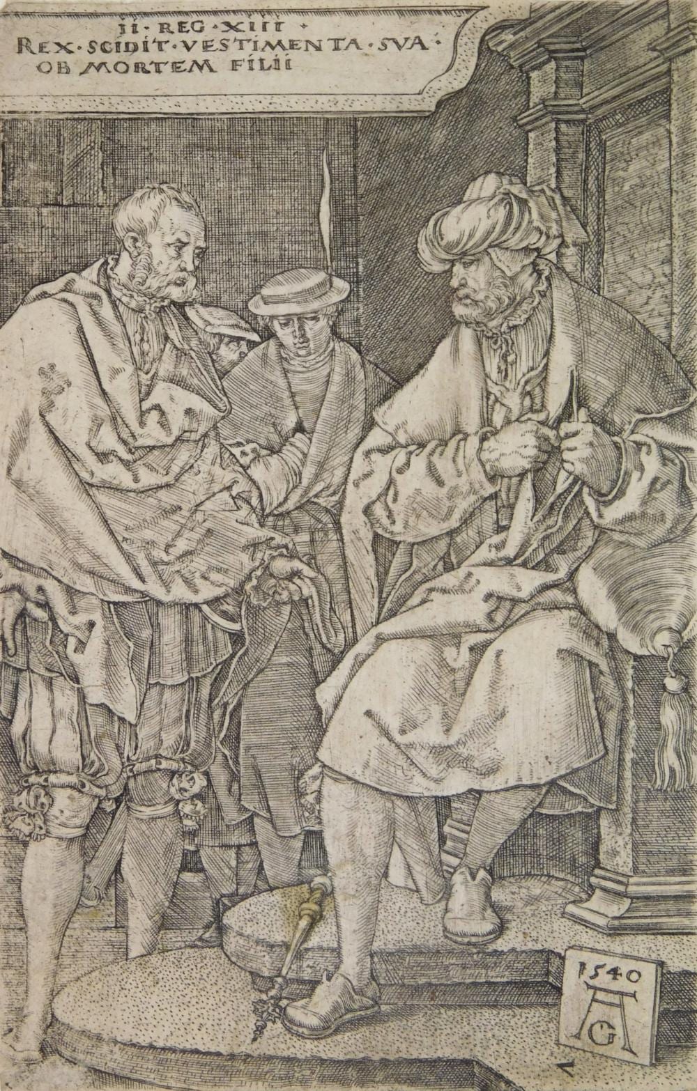 Heinrich Aldegrever comparable auction result: heinrich aldegrever german 1502 1555 1561 engraving