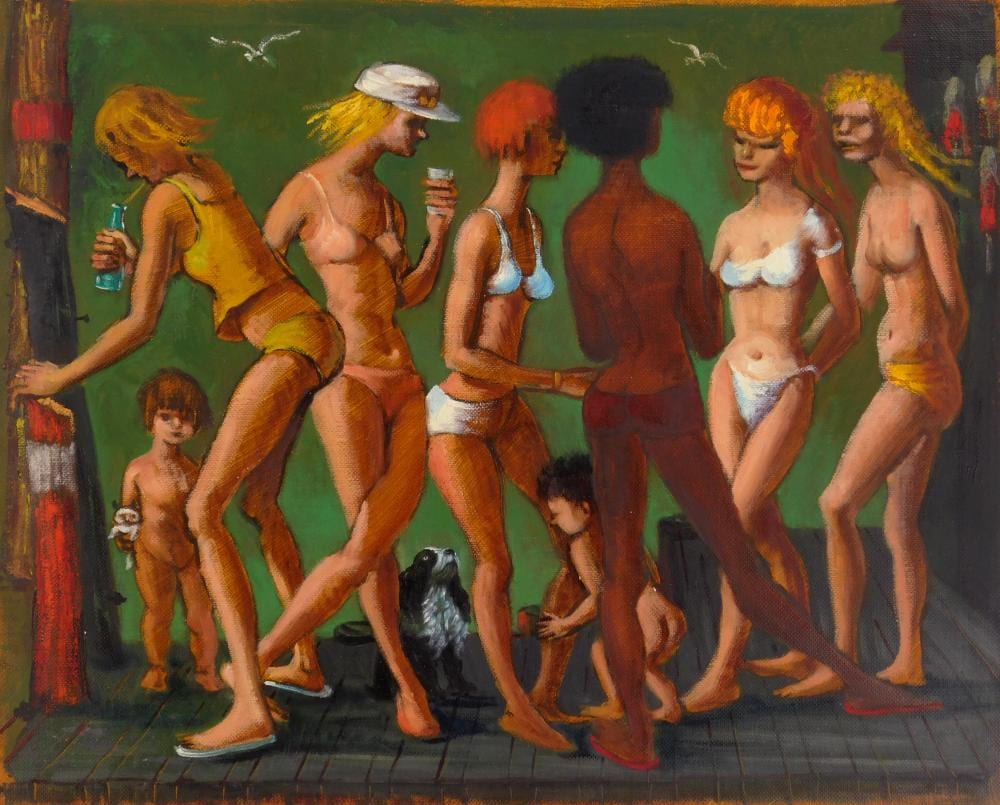 albert pels american 1910 1998 oil · Rachel Davis Fine Arts · 2026-03-21 Albert Pels comparable auction result: albert pels american 1910 1998 oil