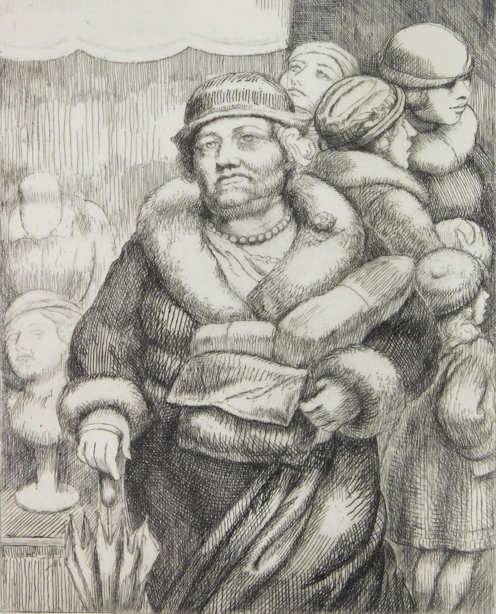 kenneth hayes miller american 1876 1952 etching · Rachel Davis Fine Arts · 2026-03-21 Kenneth Hayes Miller comparable auction result: kenneth hayes miller american 1876 1952 etching