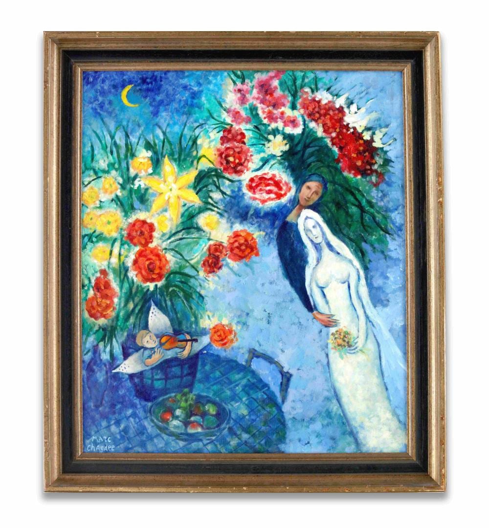 MARC CHAGALL (1887-1985), ATTRIBUTED TO, OIL ON CANVAS sold by China Arts Auction, lot 45 — auction record photograph