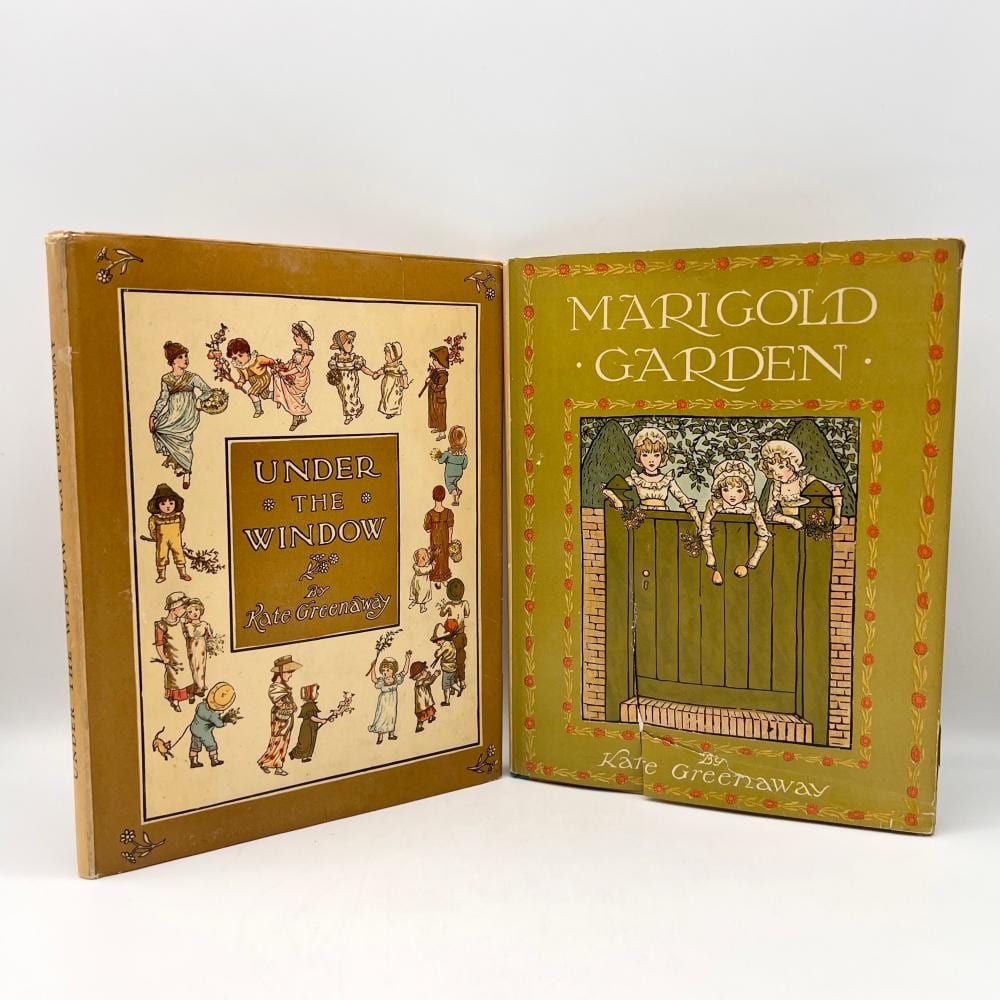 Kate Greenaway comparable auction result: under the window and marigold garden by kate greenaway